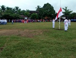 Camat Halongonan Inspektur Upacara HUT RI Ke-78