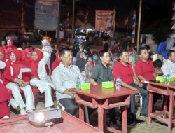 Malam Puncak HUT RI di Dusun 01 Desa Air Paoh Berlangsung Meriah