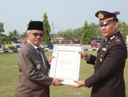 Hari Kesaktian Pancasila, Kapolsek Padang Bolak Terima Penghargaan