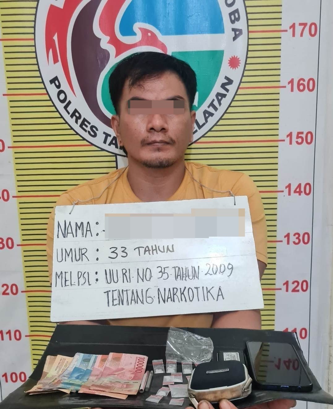 Pengedar Sabu di Tapsel Dicokok Polisi