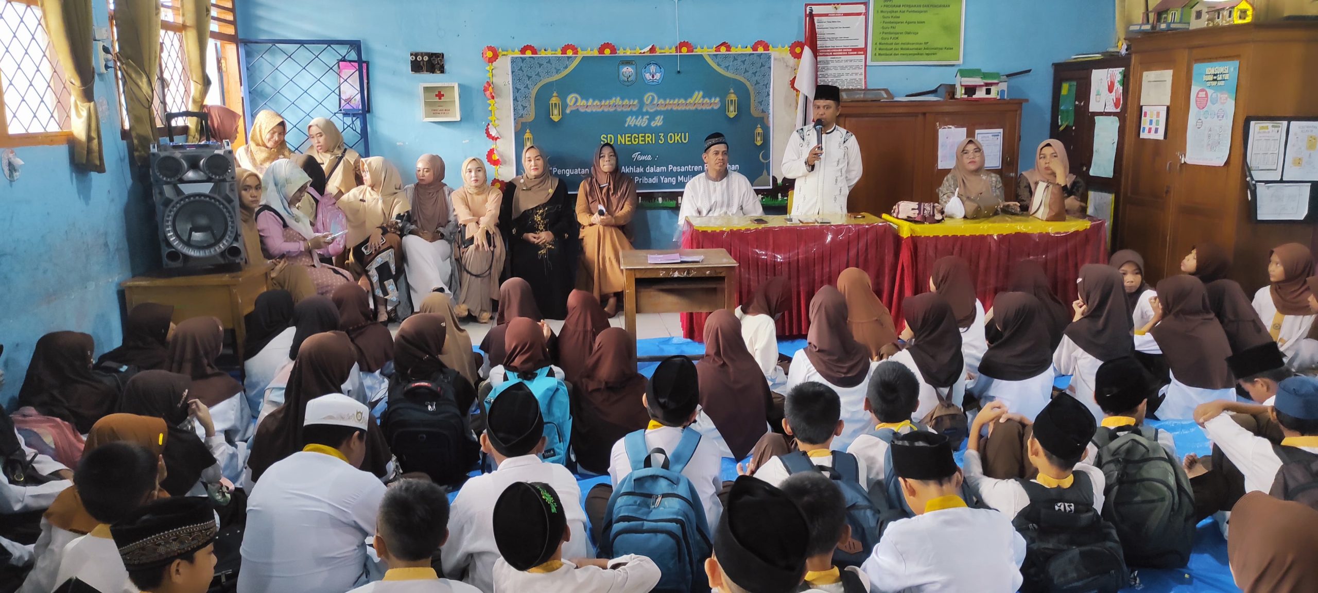 Memanfaatkan Momentum Ramadhan, SDN 3 OKU Gelar Pesantren dan Kegiatan Sosial