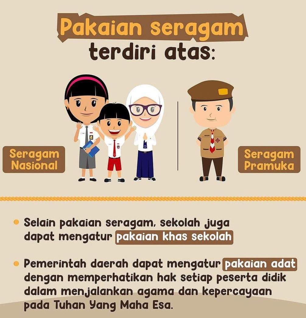 Perubahan Seragam Sekolah Setelah Lebaran Tidak Benar