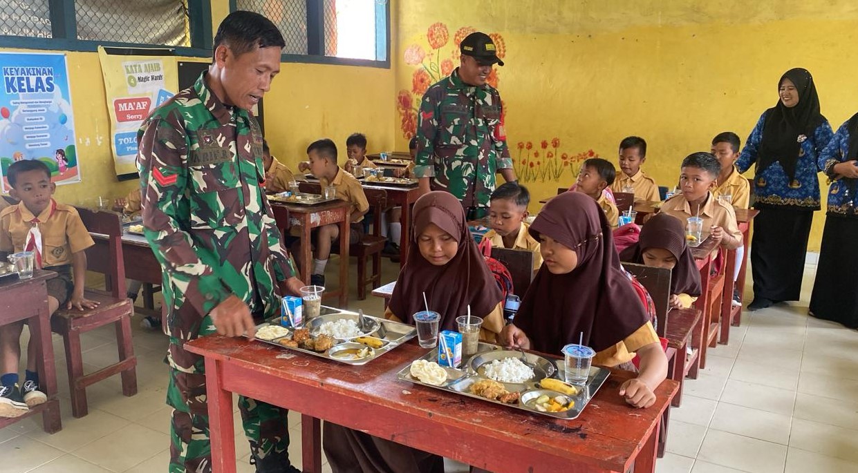 Program DMS Kodim 0403/OKU di SDN 1 Tanjung Rejo