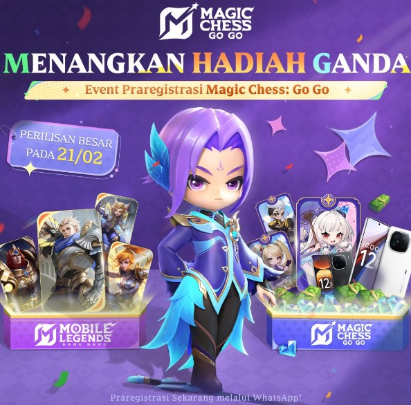 Ikuti Event Praregistrasi Magic Chess: Go Go di WhatsApp