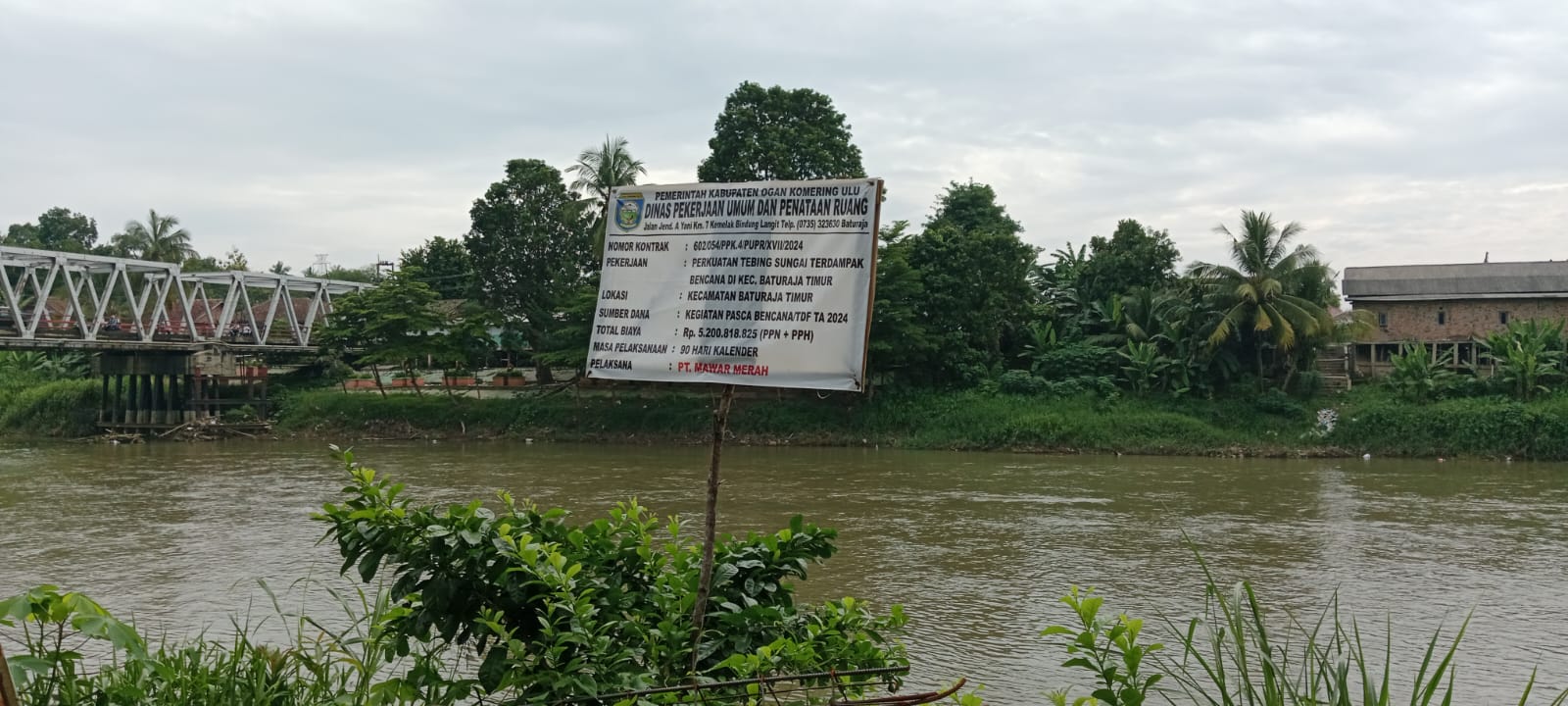 Proyek Jembatan Ogan 2 Diduga Bermasalah