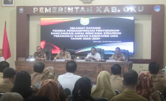 Wakil Bupati OKU Buka Rapat Penyusunan Renstra 2025-2029