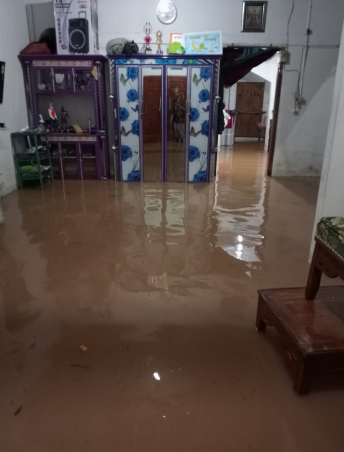 Banjir Rendam Puluhan Rumah di Dusun V, Desa Tanjung Kemala