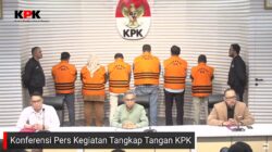 konferensi pers kegiatan OTT KPK di OKU