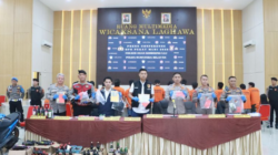 press realease Operasi Pekat 1 Musi 2025 Polres oku